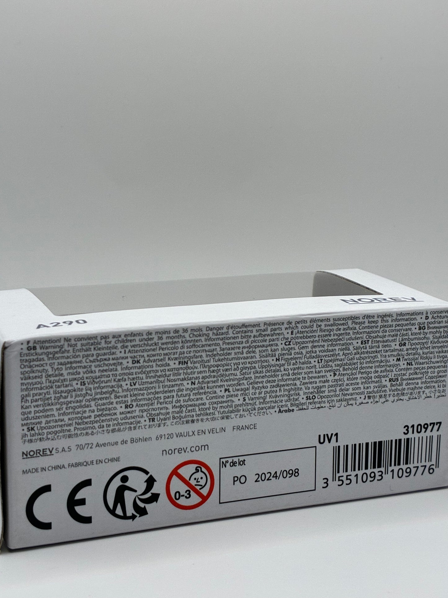 Alpine A290 GT Norev 1/64 - Première