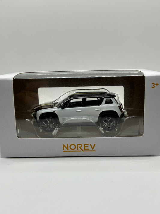 Renault 4 E-Tech Norev 1/64 - Glacier White & Black