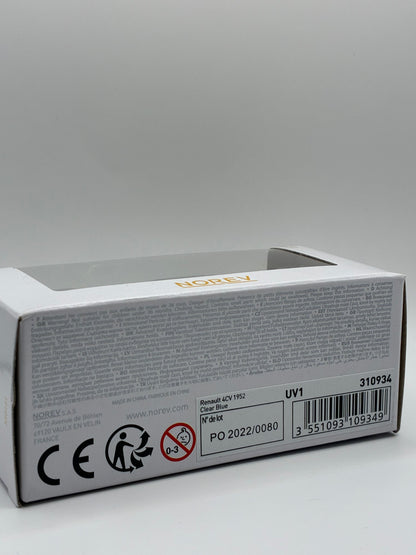 Renault 4CV Norev 1/64 - Bleu Clair