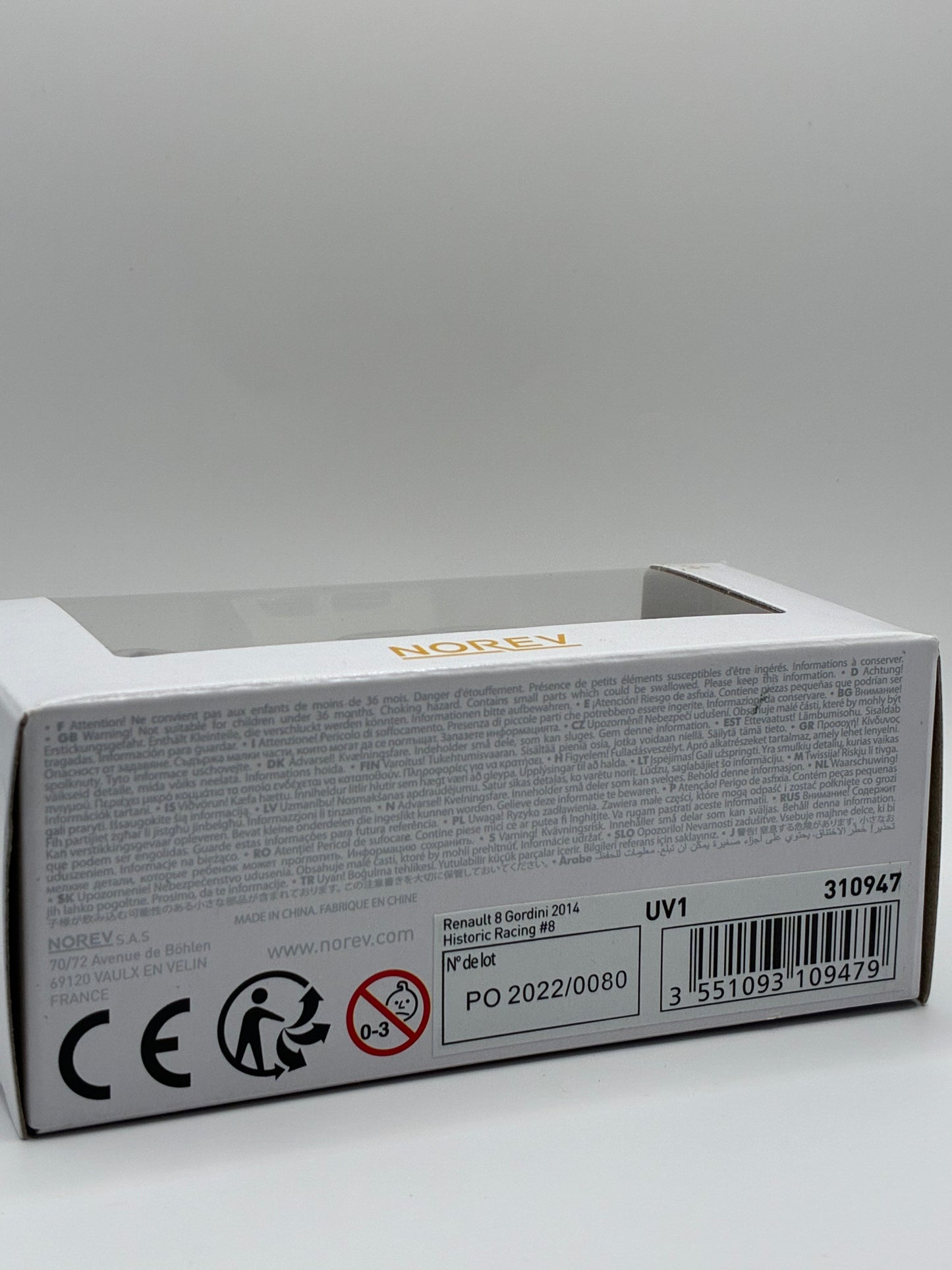 Renault 8 Gordini Norev 1/64 - Historic Racing