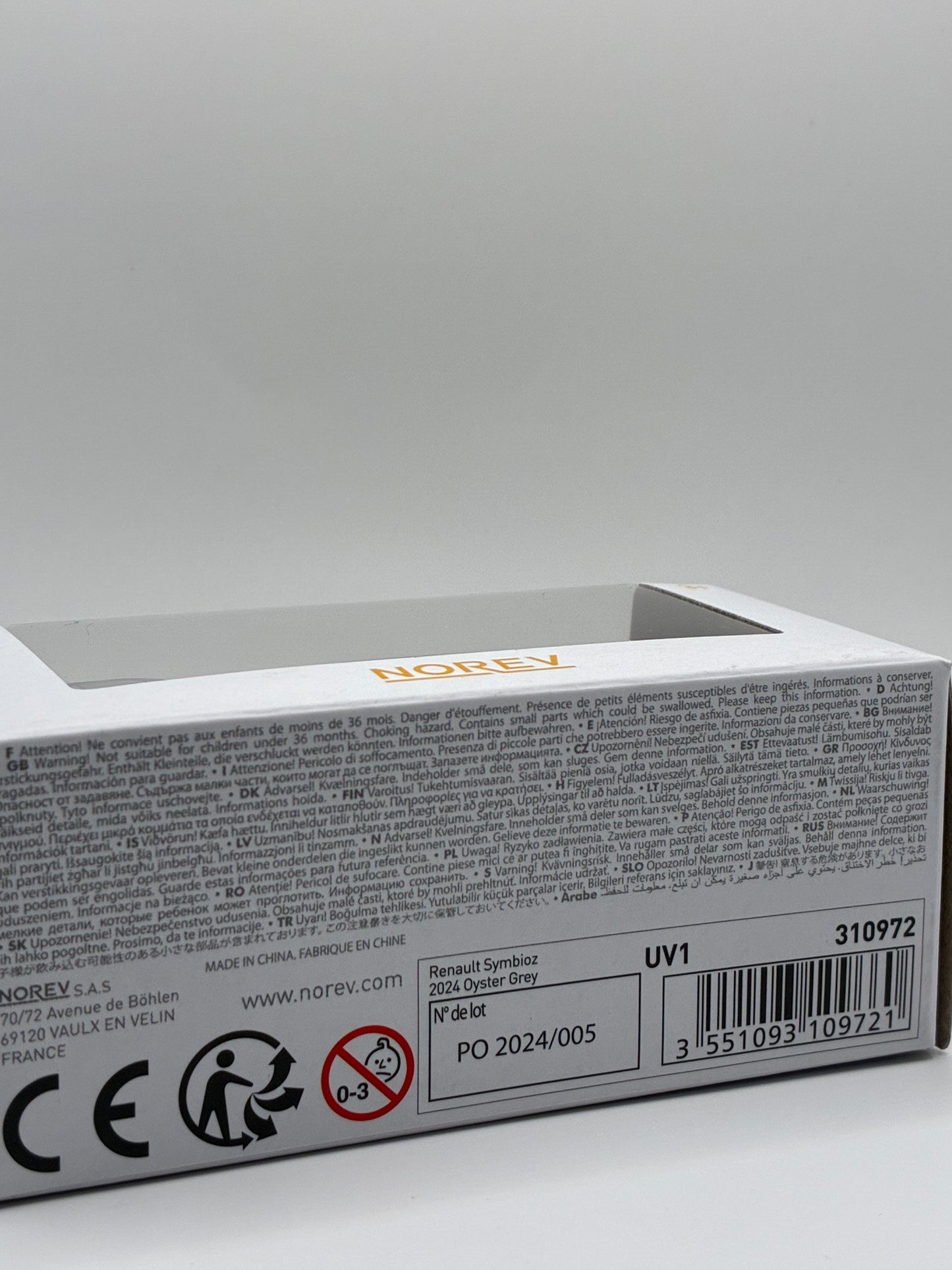 Renault Symbioz Norev 1/64 - Gris Oyster