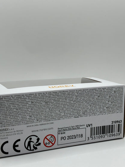 Renault Scenic E-Tech Norev 1/64 - Rouge Flamme